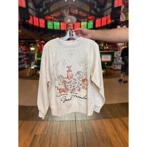Disneyland Winnie The Pooh Sweatshirt Gray Size XS Pullover Pooh And Friends
